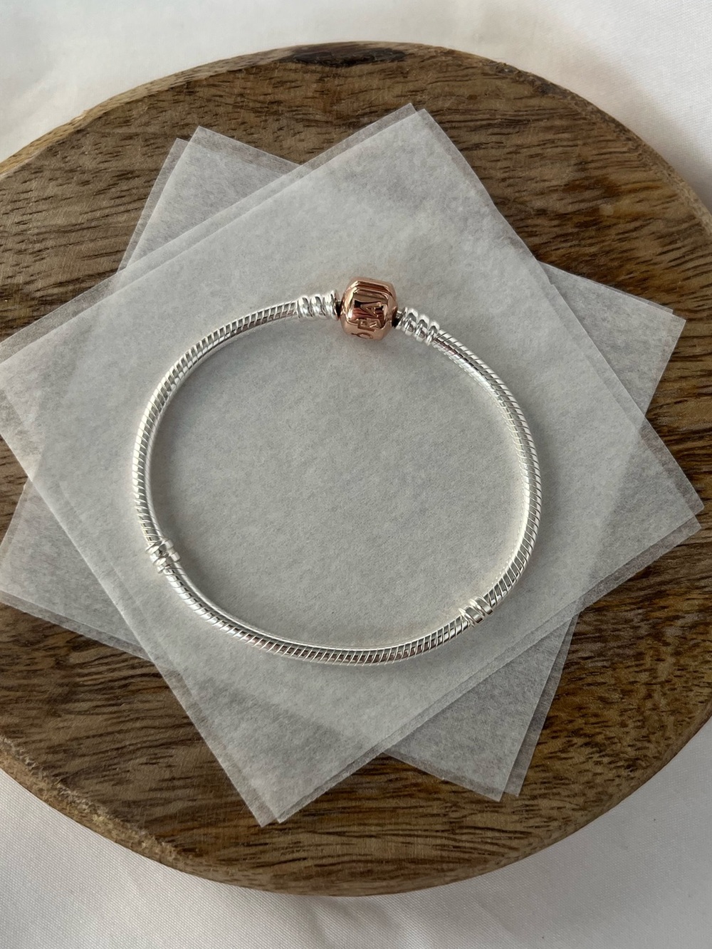 Pandora Classic Charm Bracelet with Rose Gold Clasp